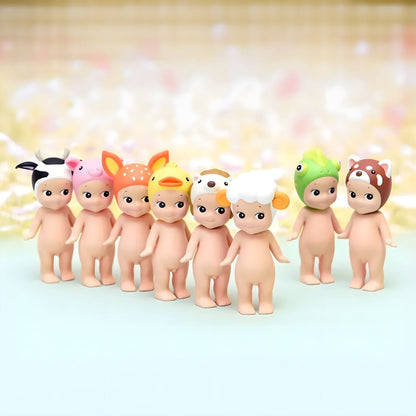 Figuras Sonny Angel Animais Série 2 alinhadas lado a lado