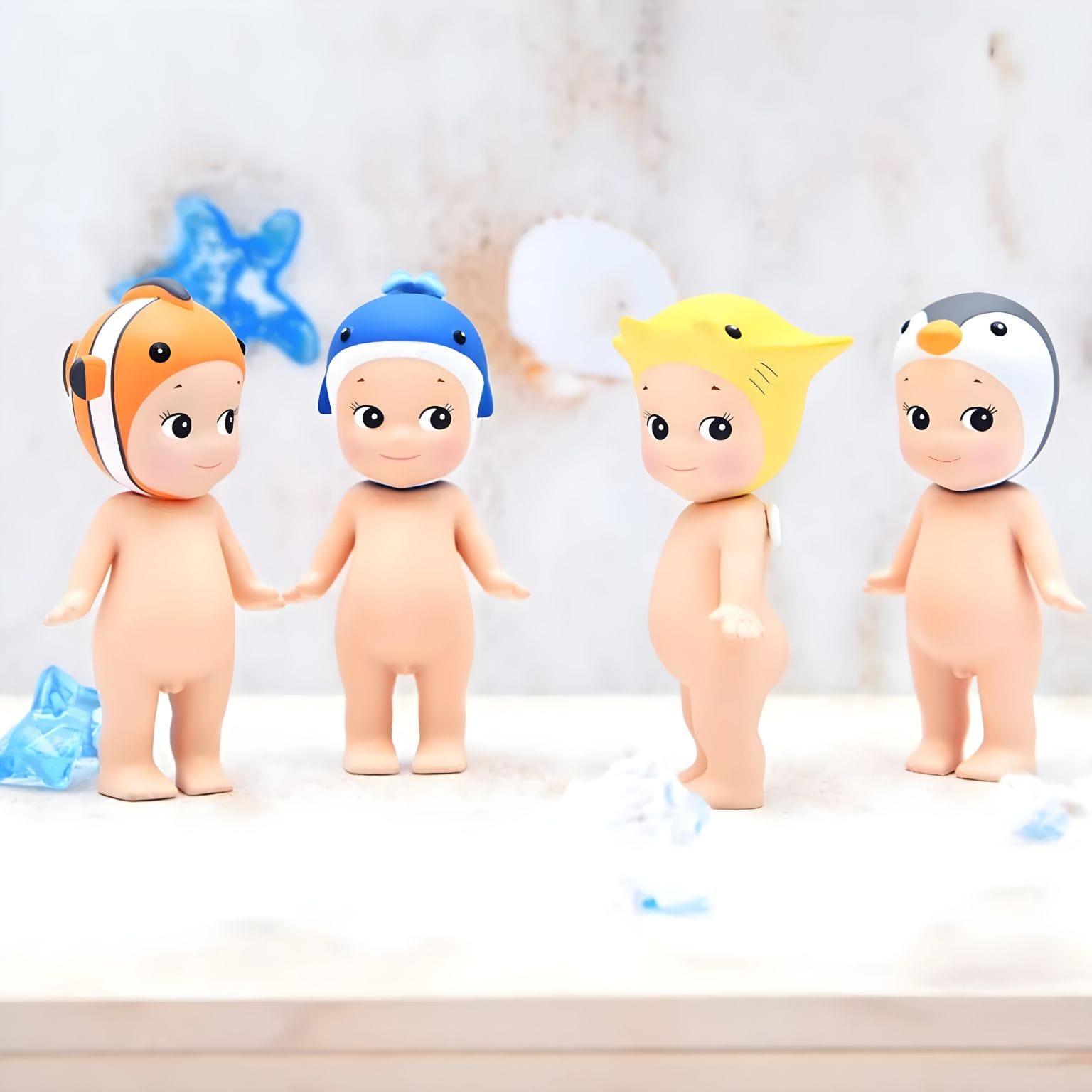 Figura Sonny Angel Série Marine para presente colecionável