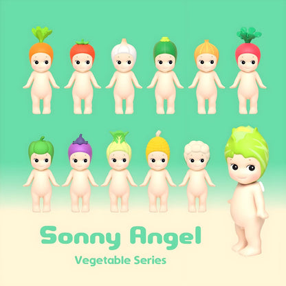 Doze figuras Sonny Angel série Vegetais com chapéus de legumes