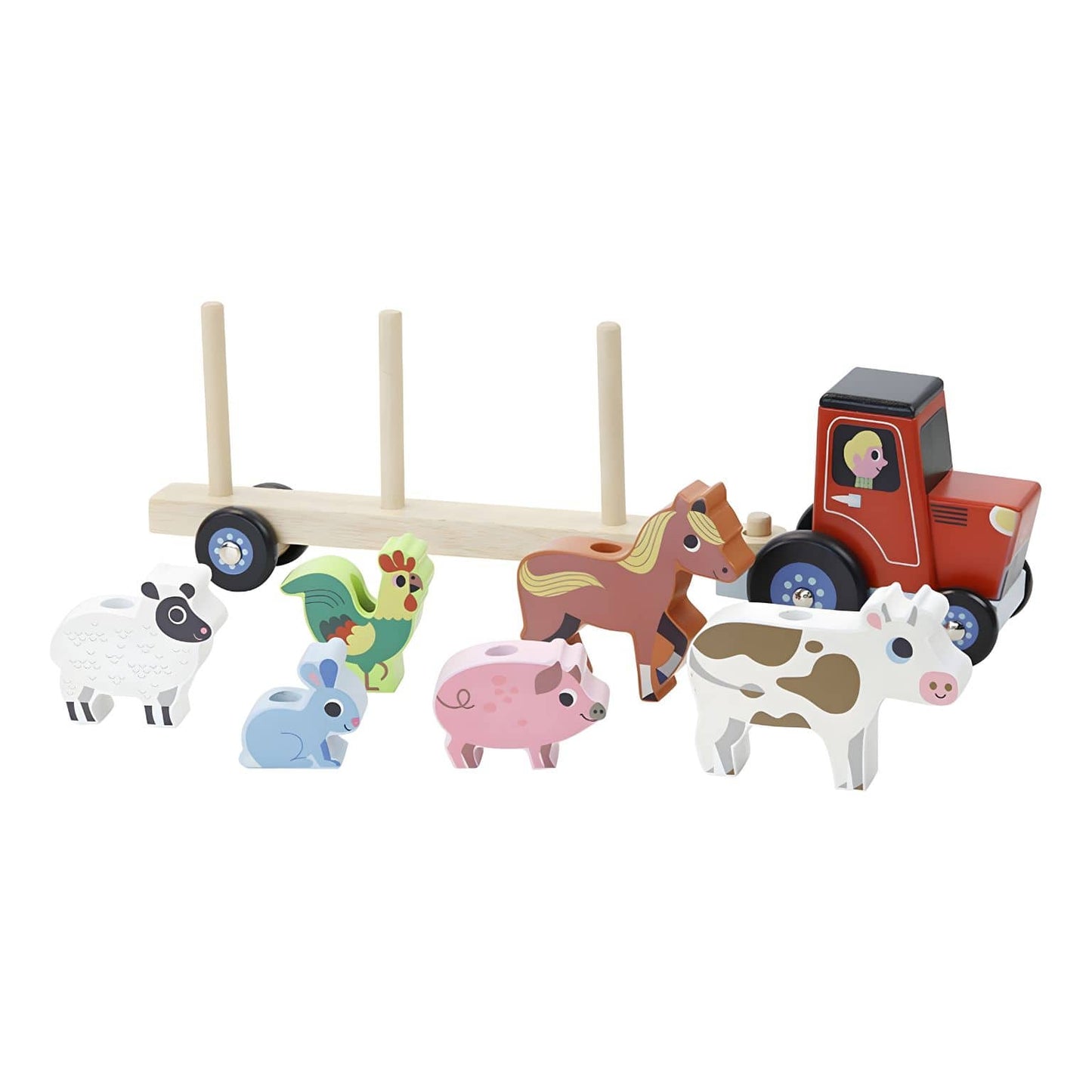 Brinquedo de transporte de animais para crianças que gostam da quinta