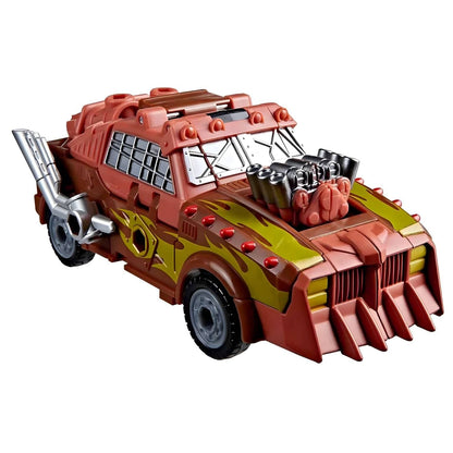 Transformers Age of the Primes Junkion Jalopy em modo veículo e modo robô
