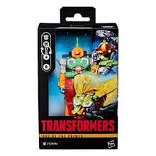 Transformers Age of the Primes - Venin figura Transformers verde e laranja com modo inseto robótico e transformação para robô