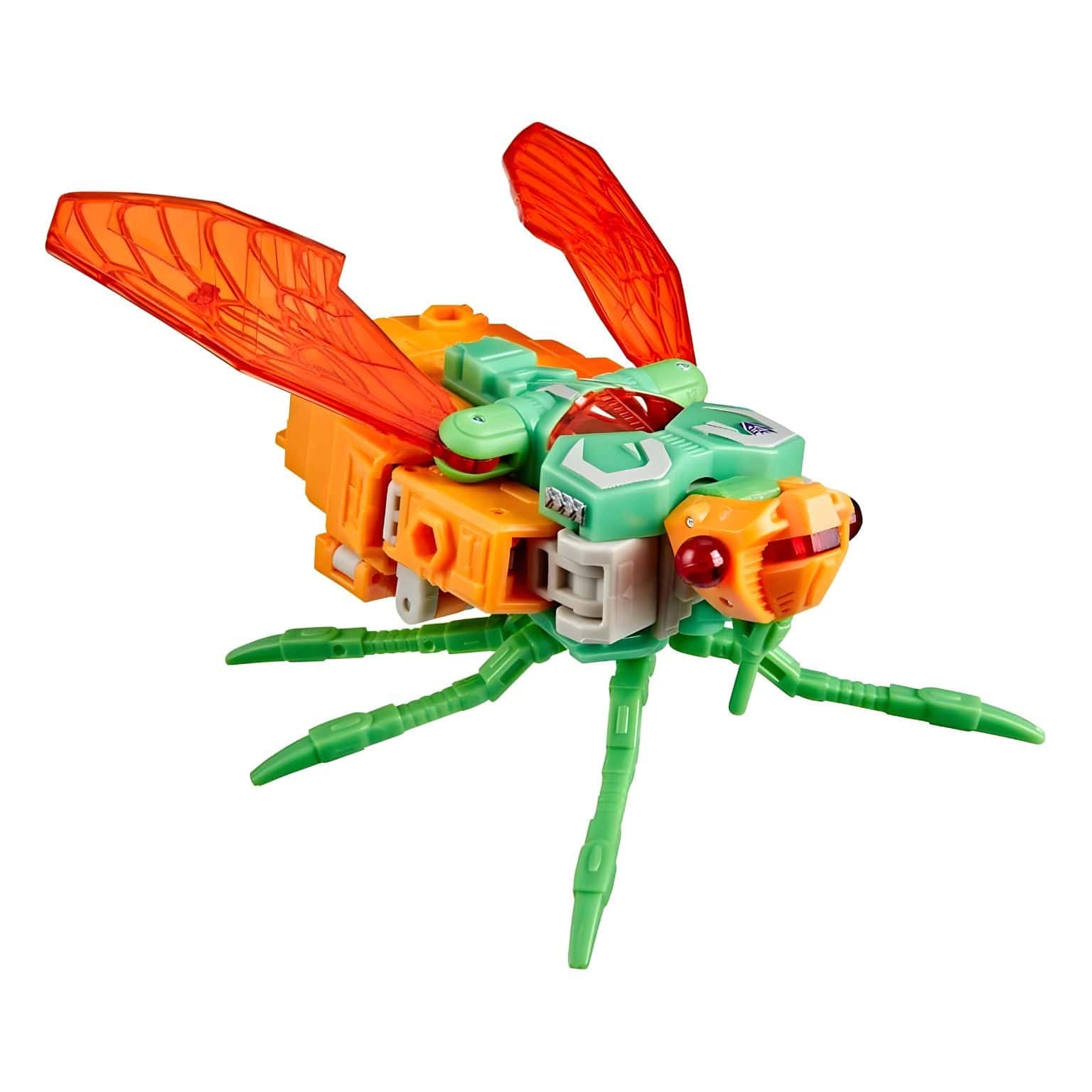 Transformers Age of the Primes - Venin figura Transformers verde e laranja com modo inseto robótico e transformação para robô