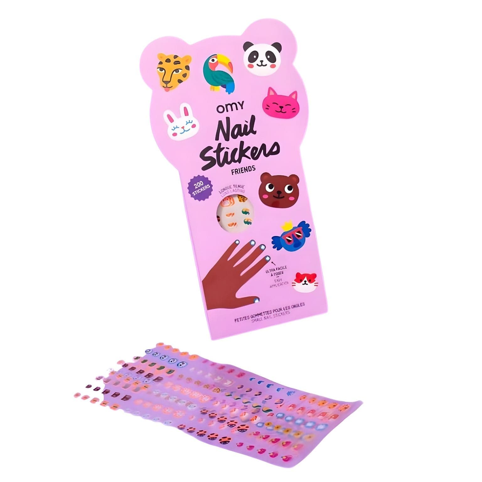 Apresentamos Autocolantes para as unhas - Animais amigos com o SKU 594028724 recomendado para + 3 anos