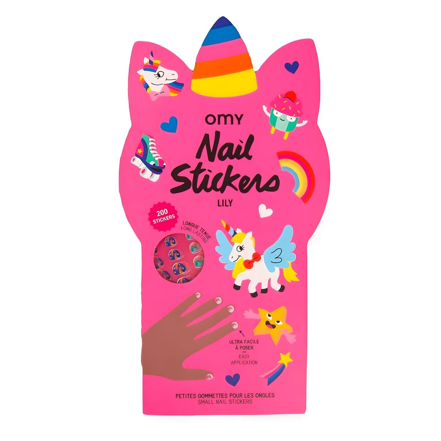 Apresentamos Autocolantes para as unhas - Unicórnio Lily com o SKU 594023824 recomendado para + 3 anos