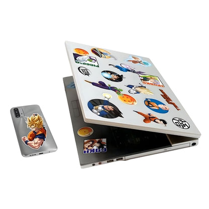 Portátil e telemóvel decorados com Autocolantes removíveis Dragon Ball