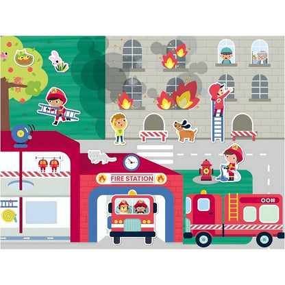 Autocolantes reutilizáveis - Bombeiros