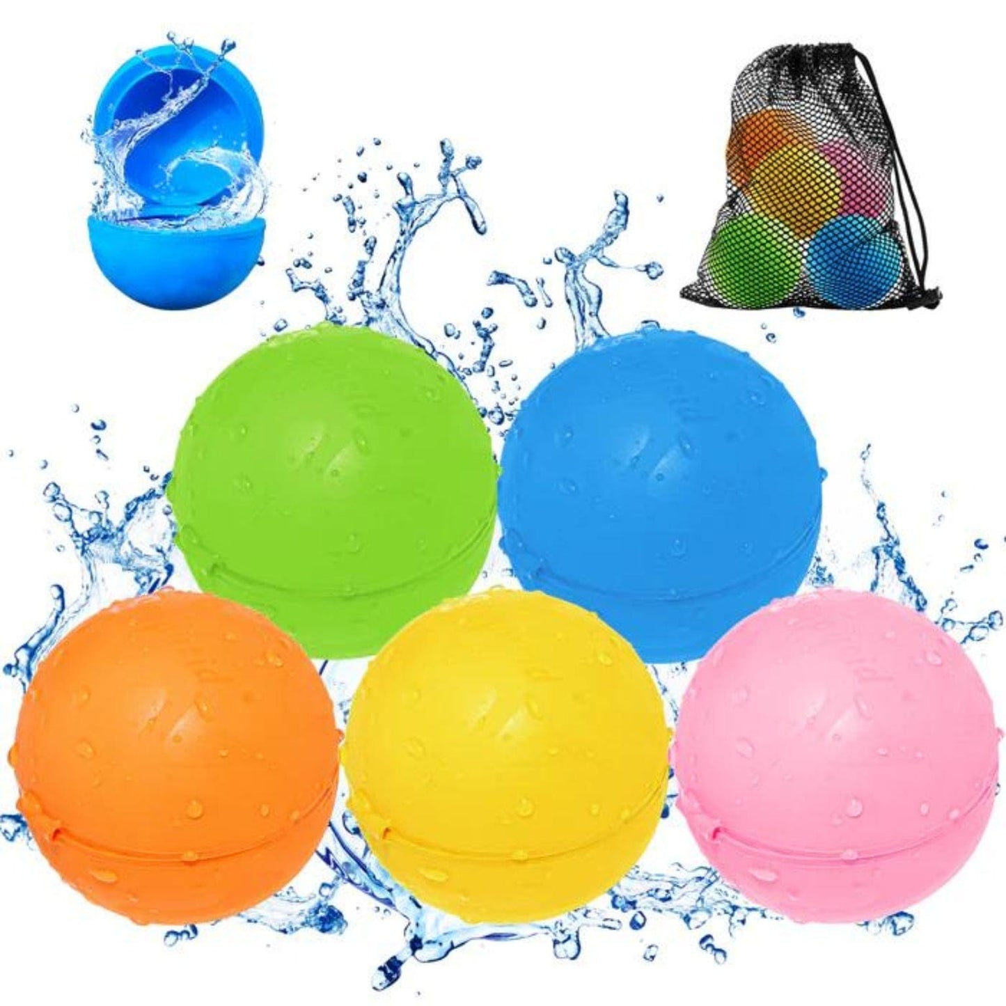 Apresentamos Balões de água reutilizáveis opacos com o SKU 609935324 recomendado para + 3 anos