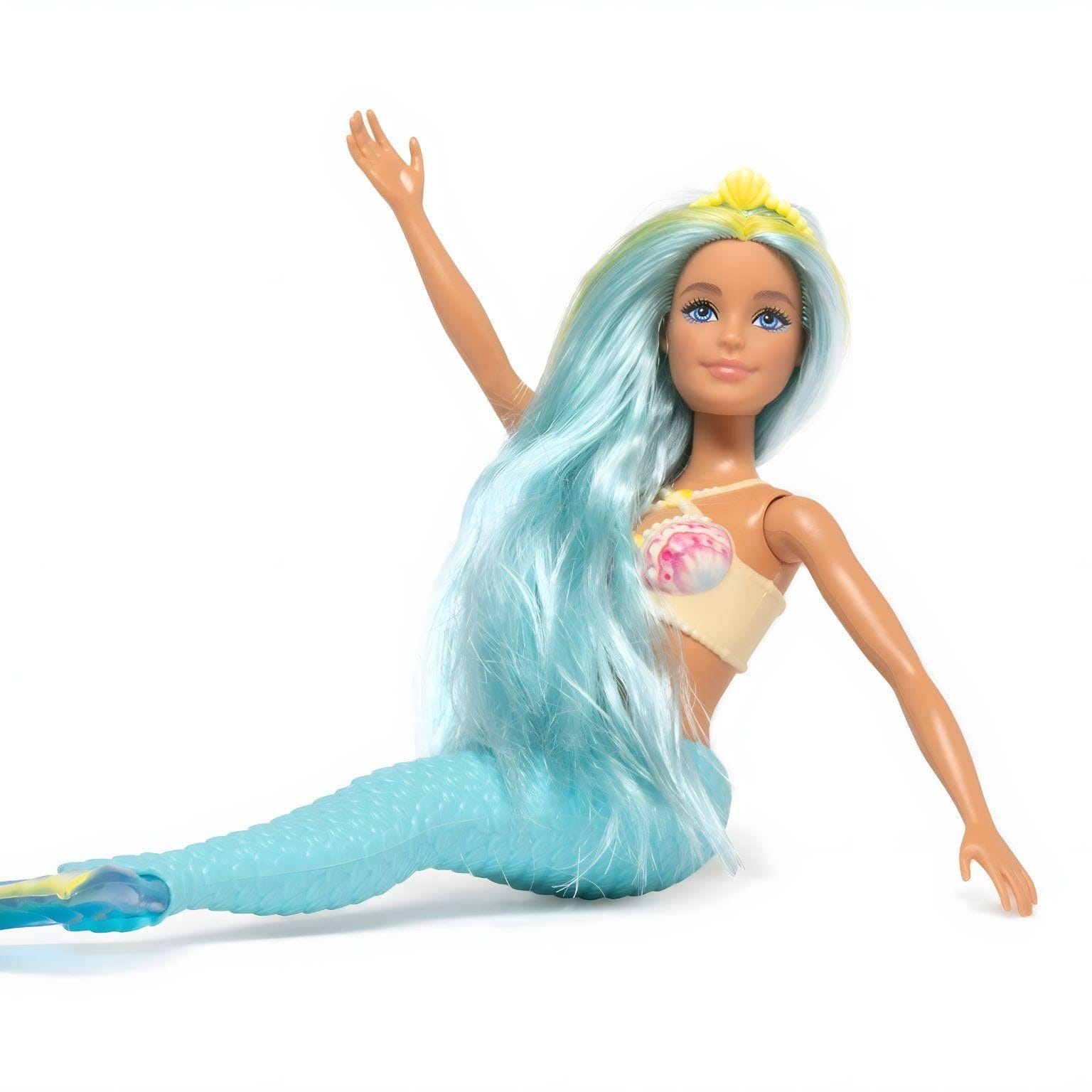 Apresentamos Barbie Sereia com Cauda Azul com o SKU 551836425 recomendado para + 3 anos