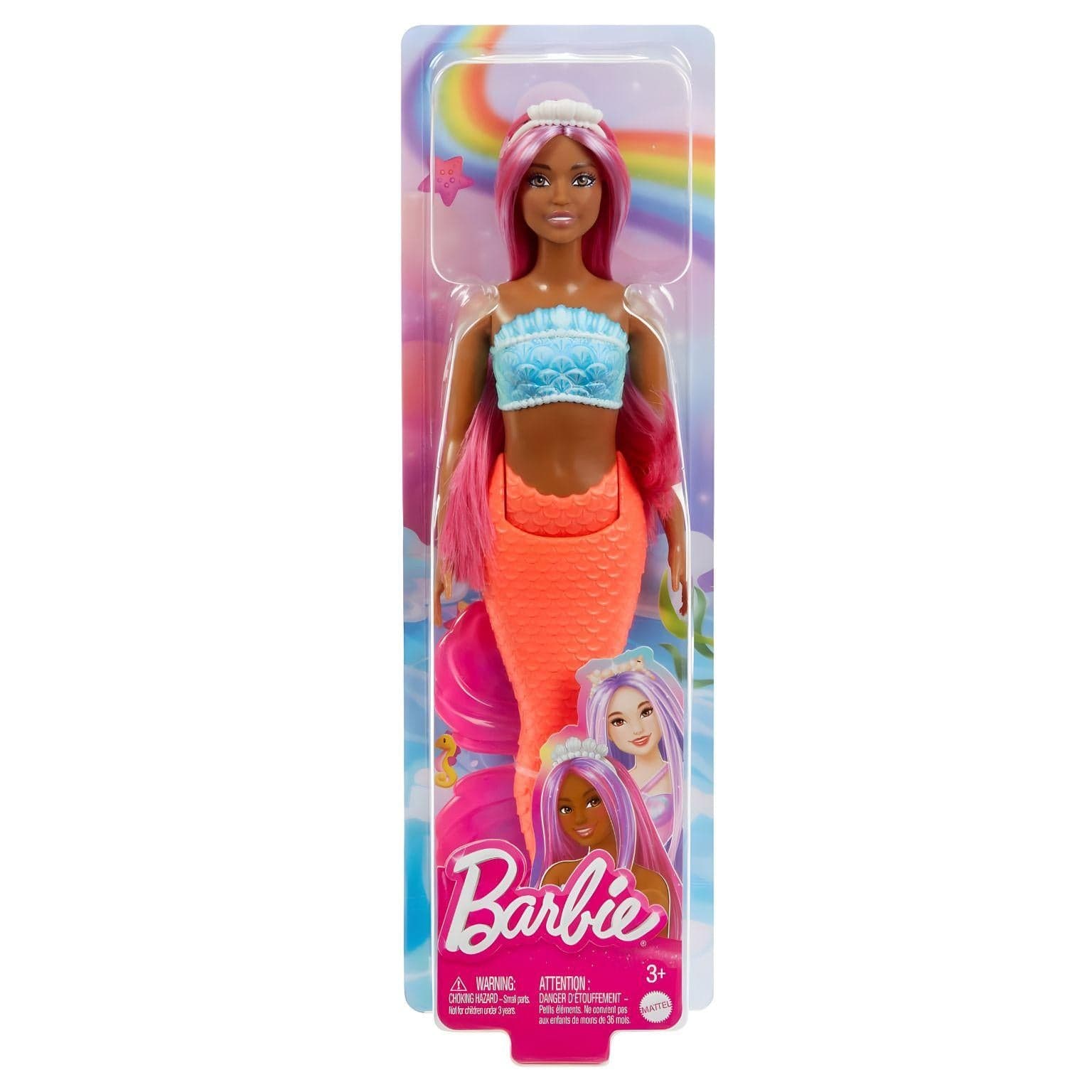 Apresentamos Barbie Sereia com Cauda Laranja com o SKU 551837025 recomendado para + 3 anos