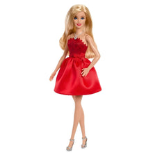 Apresentamos Barbie 80º Aniversário com vestido vermelho com o SKU 233112025 recomendado para + 3 anos