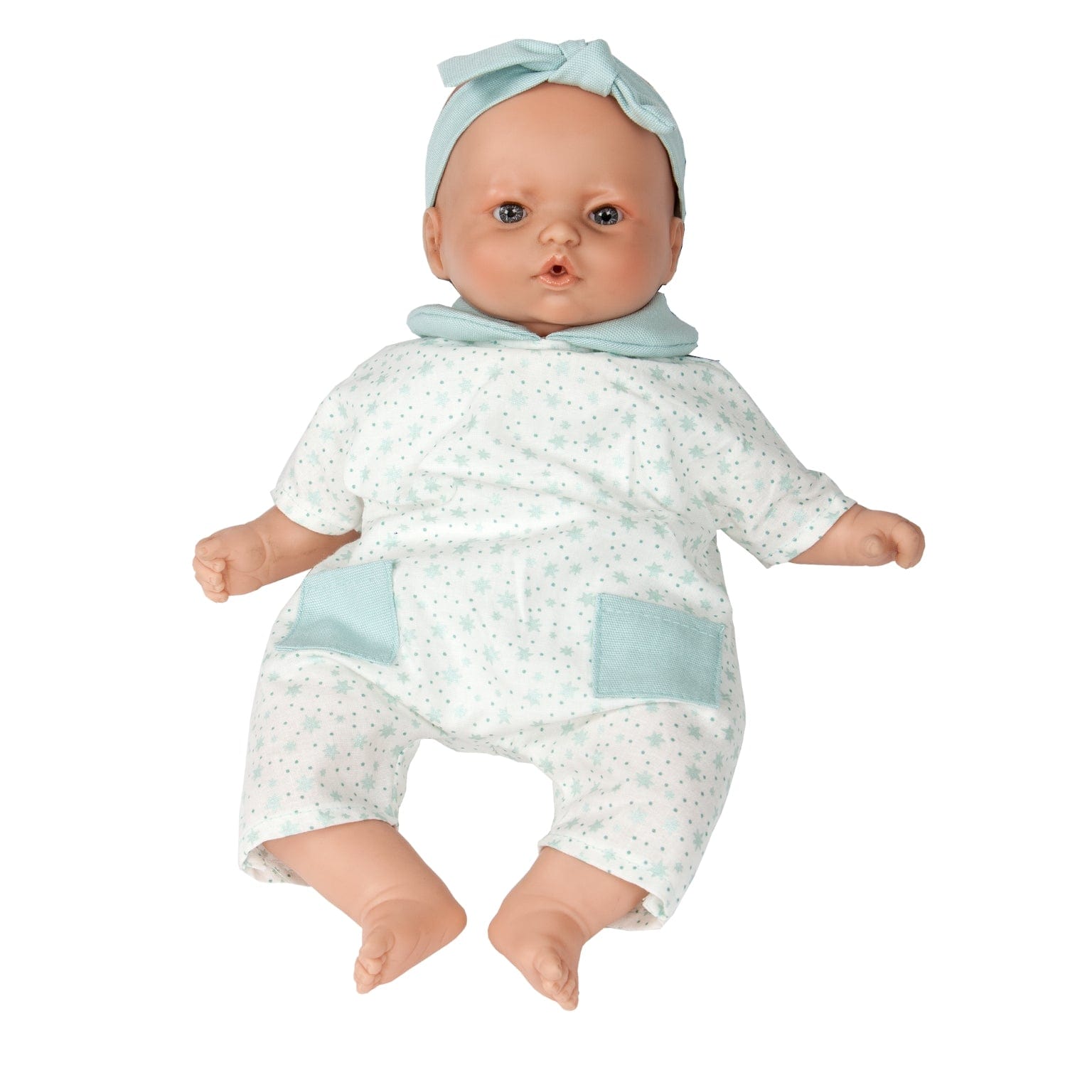 Apresentamos Boneca bebé verde estrelita com o SKU 82058424 recomendado para + 12 meses