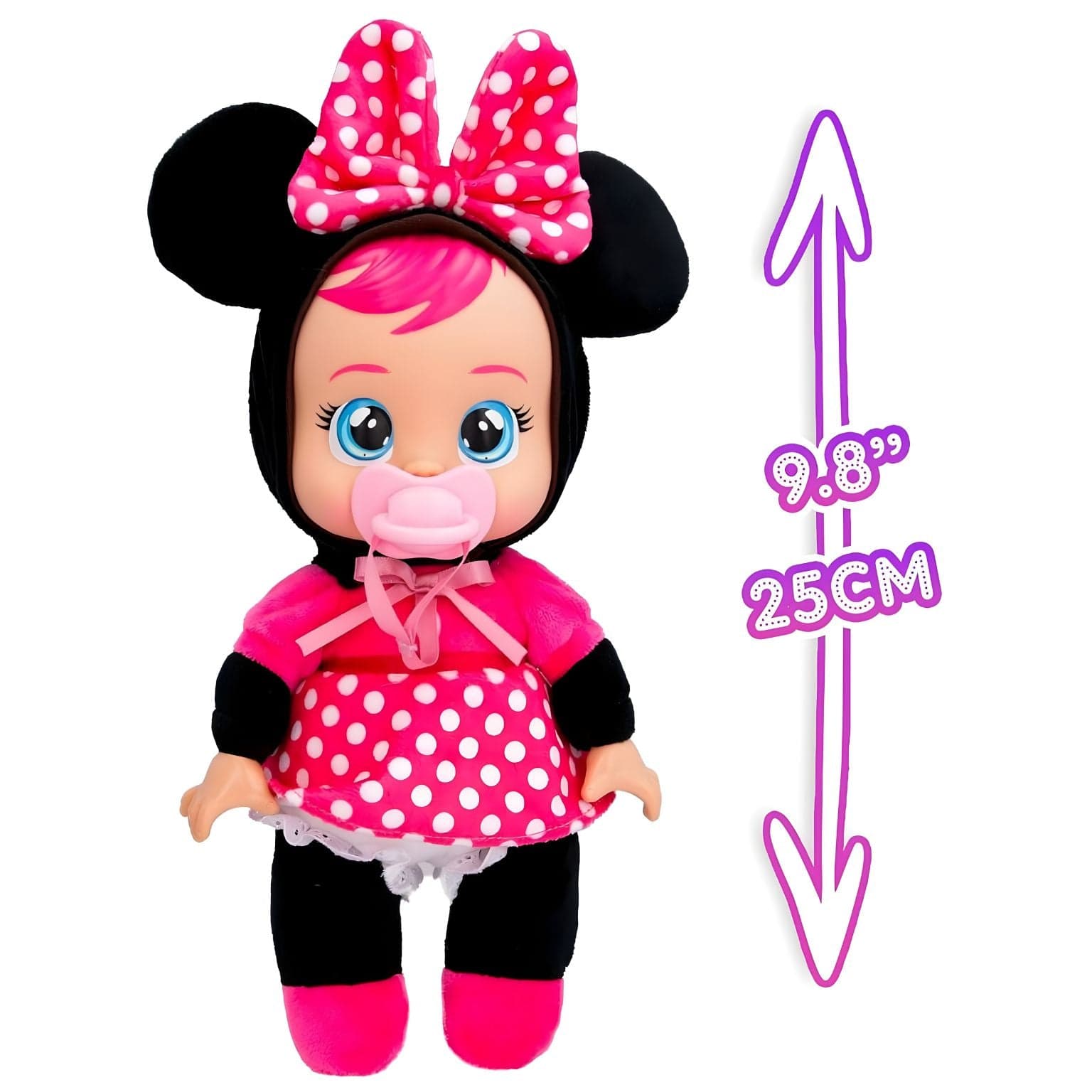 Apresentamos Cry Babies Tiny Minnie com o SKU 851791024 recomendado para + 12 meses