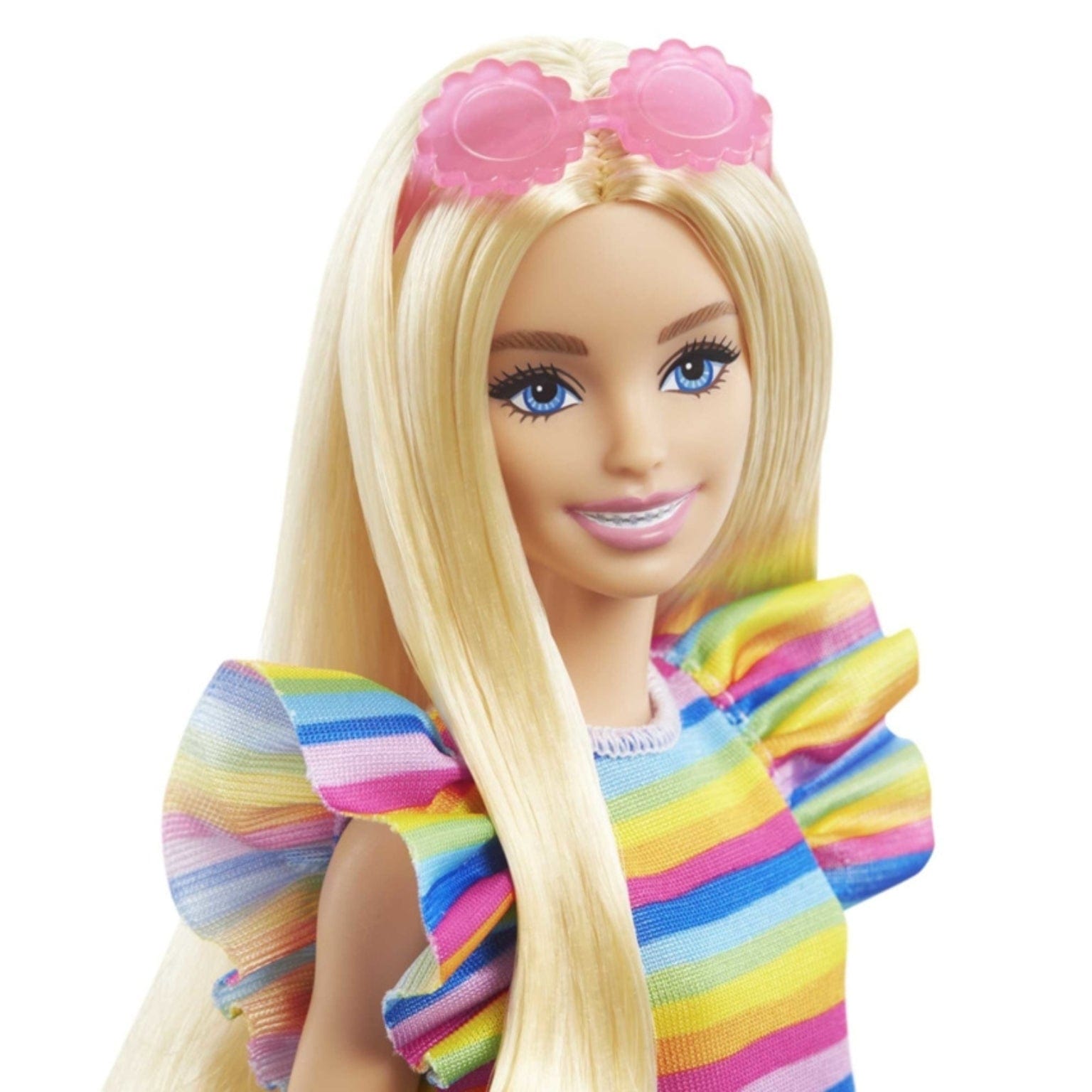 Apresentamos Boneca Barbie com vestido arco-íris com o SKU 851574824 recomendado para + 3 anos