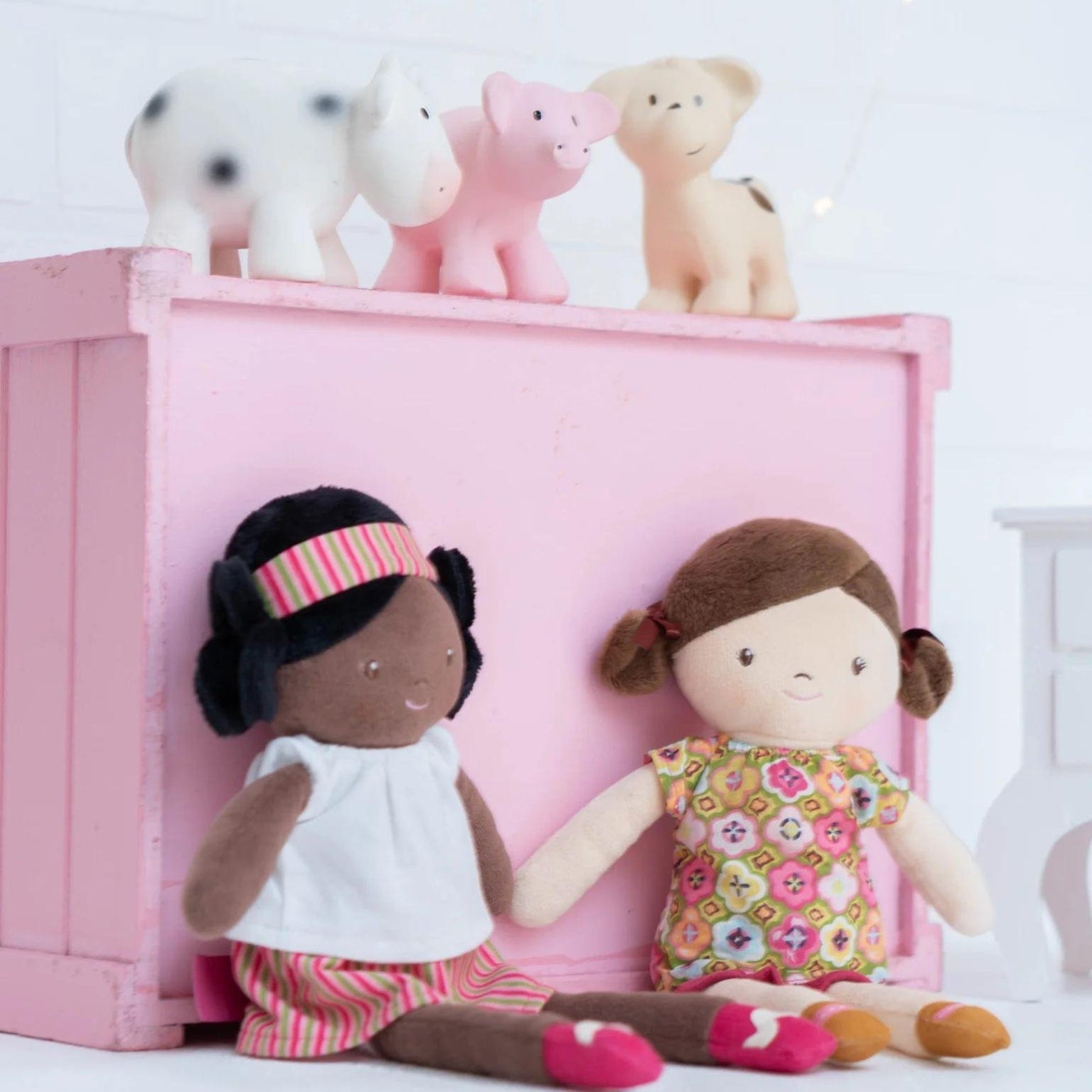 Apresentamos Boneca de Pano Amy 33 cm com o SKU 60746424 recomendado para + 0 meses