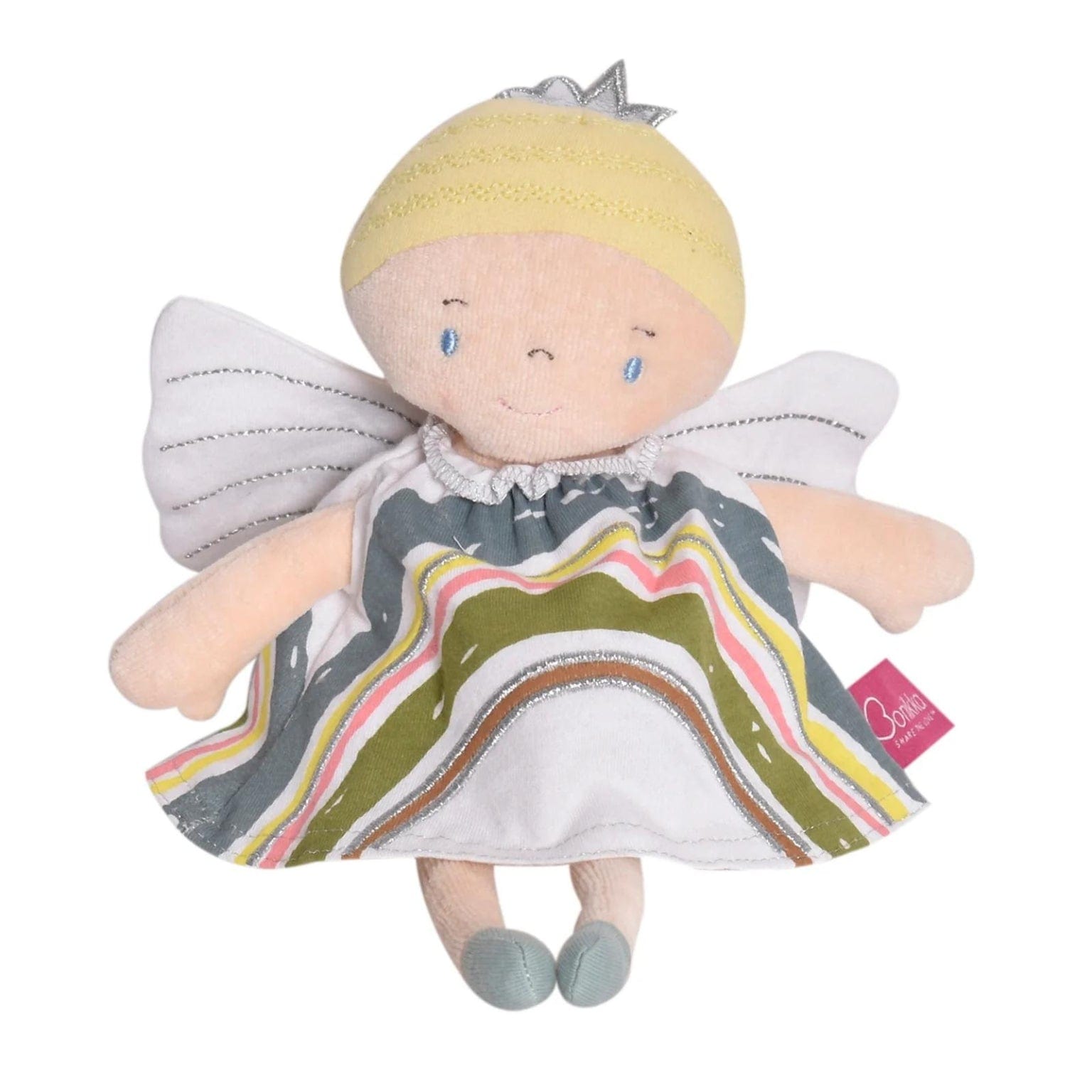Apresentamos Boneca de pano - Fada em vestido de arco-íris com o SKU 60750724 recomendado para + 0 meses
