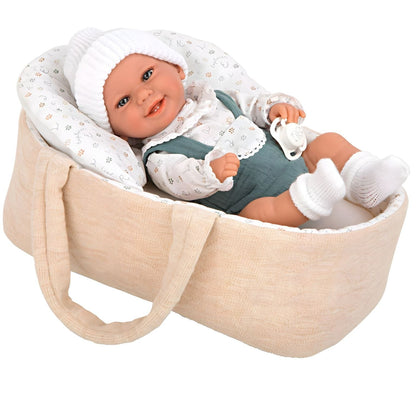Apresentamos Boneca Elegance verde com alcofa com o SKU 855073024 recomendado para + 3 anos