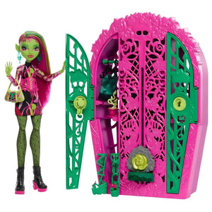 Apresentamos Monster High - Venus McFlytrap com armário Skulltime Secrets com o SKU 775540525 recomendado para + 4 anos