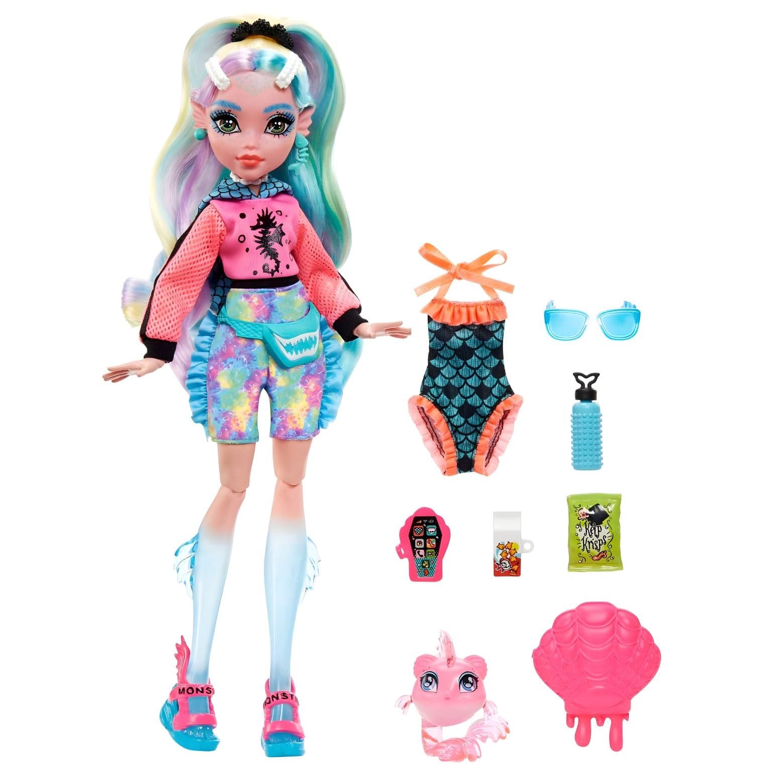 Apresentamos Monster High - Lagoona Blue com roupa extra com o SKU 776979824 recomendado para + 4 anos