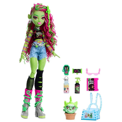 Boneca Monster High Venus McFlytrap com acessórios