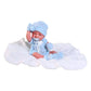 Apresentamos Boneco Recém-Nascido Azul  42 cm com o SKU 575006323 recomendado para + 3 anos