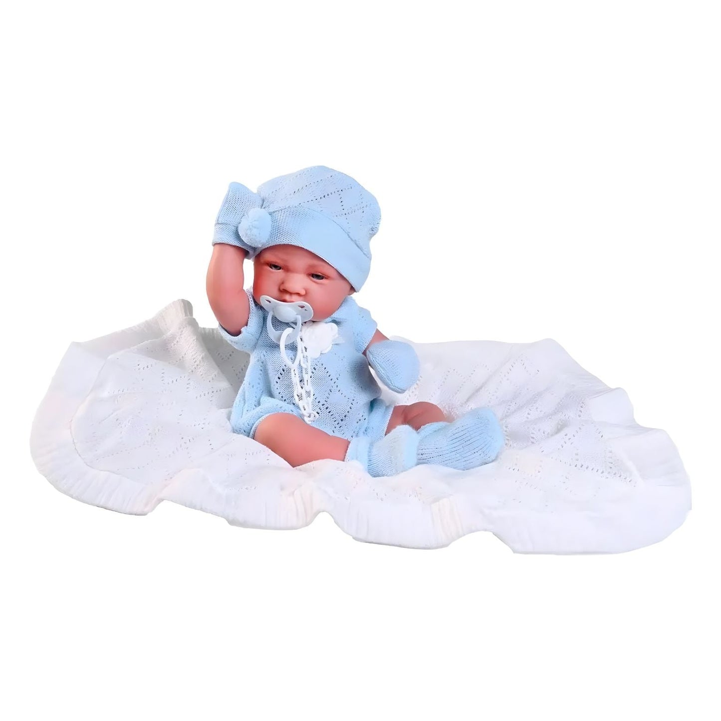 Apresentamos Boneco Recém-Nascido Azul  42 cm com o SKU 575006323 recomendado para + 3 anos