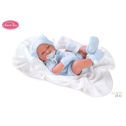 Apresentamos Boneco Recém-Nascido Azul  42 cm com o SKU 575006323 recomendado para + 3 anos