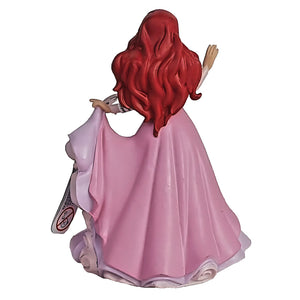 boneco pvc Ariel vestido rosa