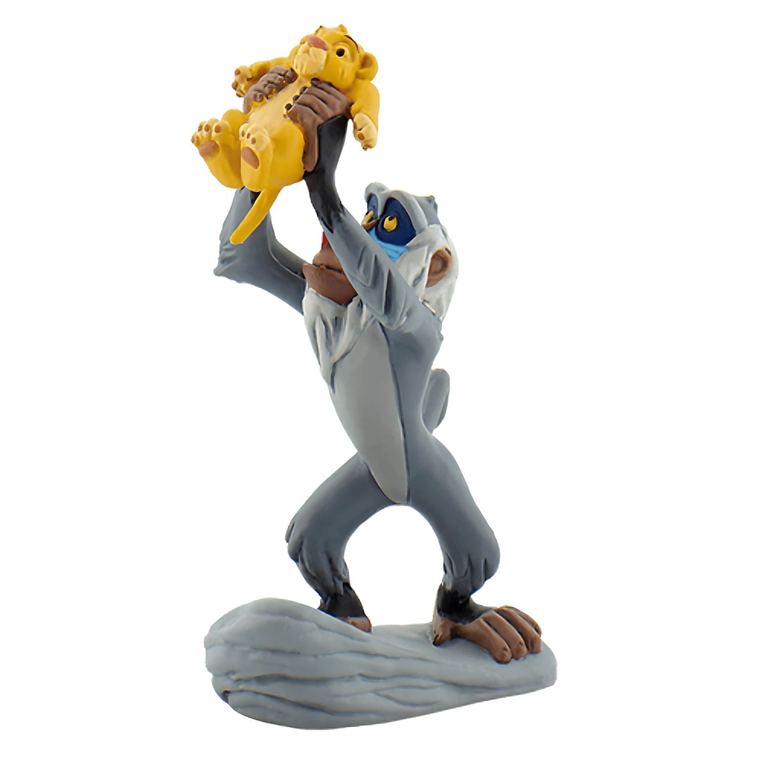 boneco pvc Rafiki e Simba bebé