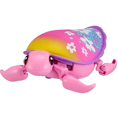 Tartaruga Rosa Little Live Pets com carapaça de flores