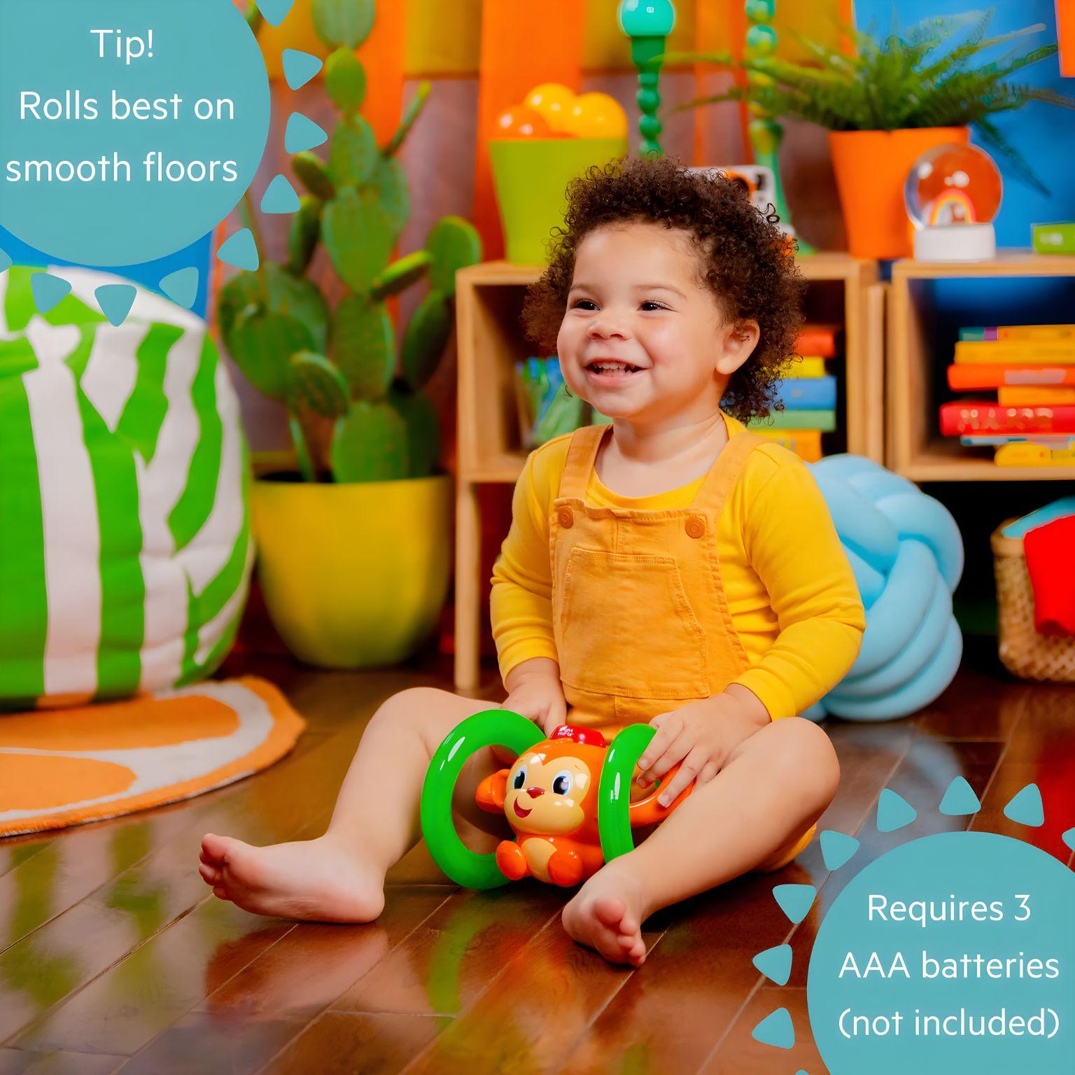 Apresentamos Macaco Rola e Brilha com o SKU 955218125 recomendado para + 6 meses