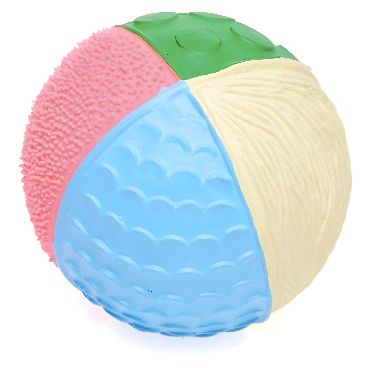Apresentamos Bola de borracha sensorial com o SKU 129124024 recomendado para + 0 meses