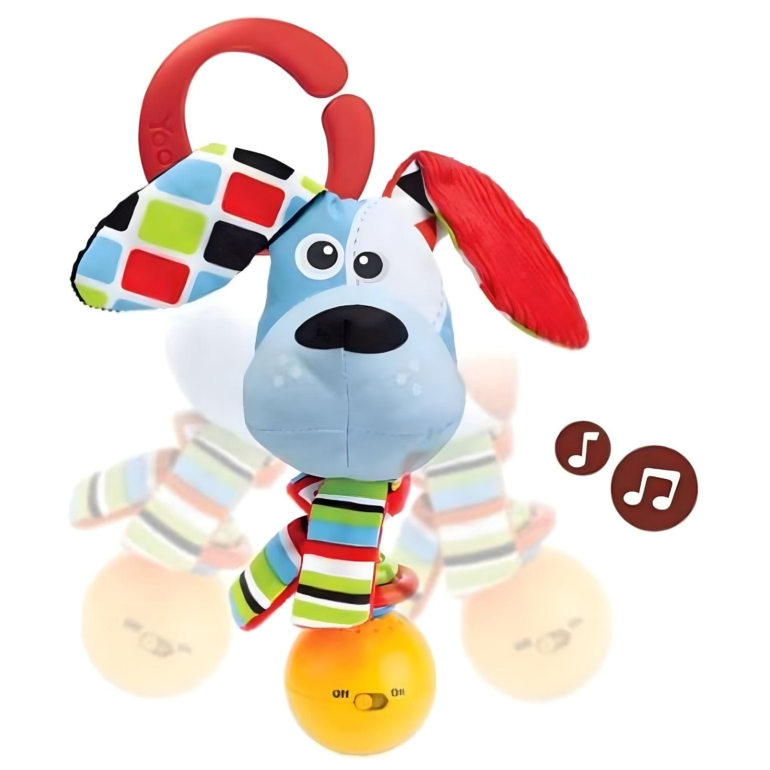Apresentamos Chocalho Cão Shake Me com o SKU 124013425 recomendado para + 3 meses