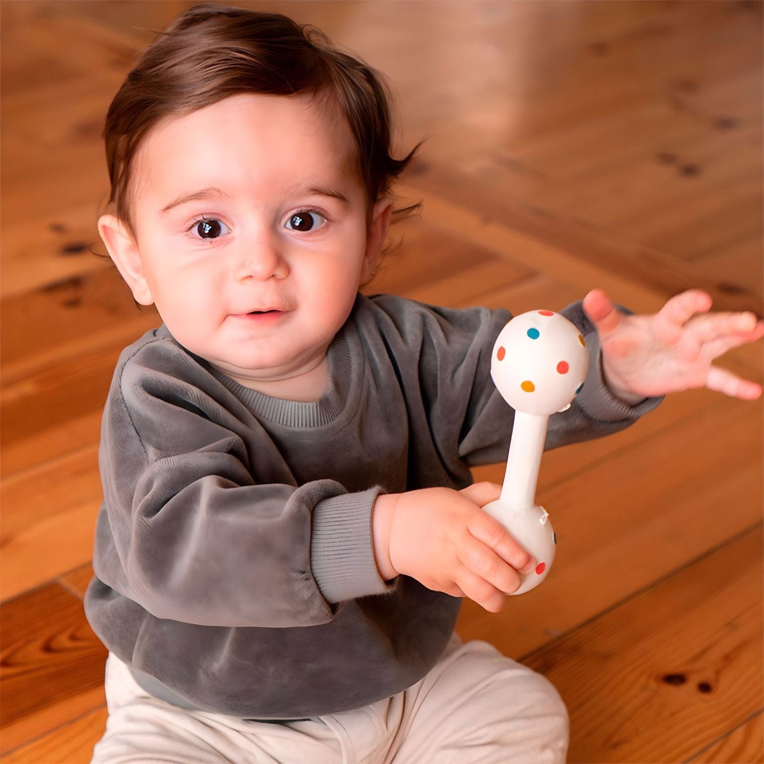 Apresentamos Maraca Baby Gym com o SKU 129074324 recomendado para + 0 meses