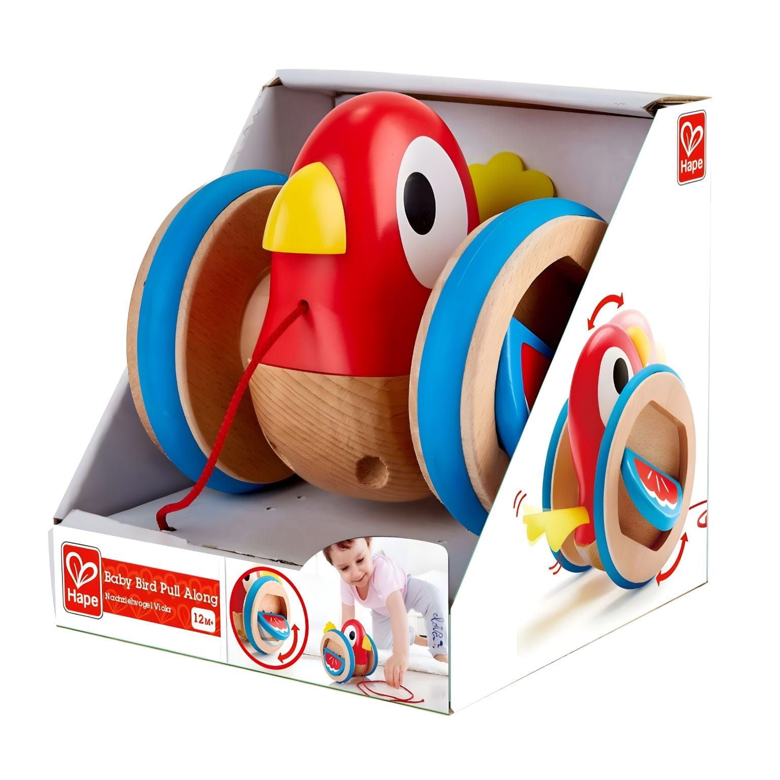 Apresentamos Pássaro de Arrastar com o SKU 82036024 recomendado para + 12 meses