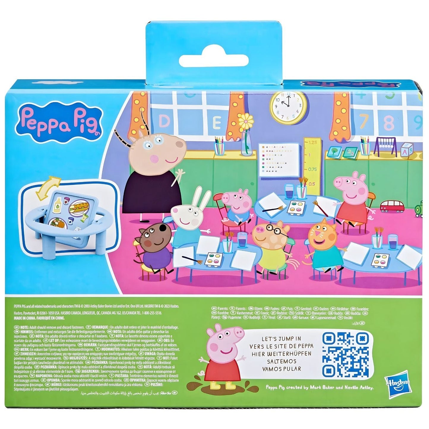 Apresentamos Porquinha Peppa - Peppa vai à escola com o SKU 90886824 recomendado para + 3 anos