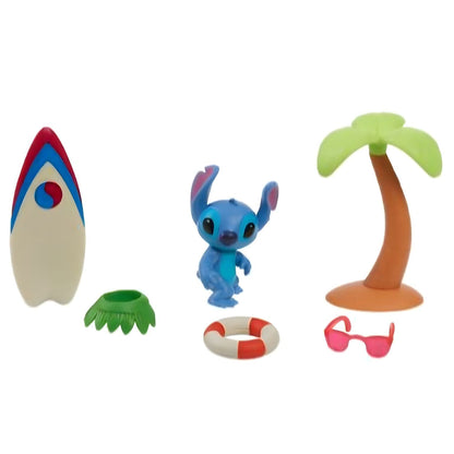 Peças do Stitch Sol e Surf dispostas lado a lado