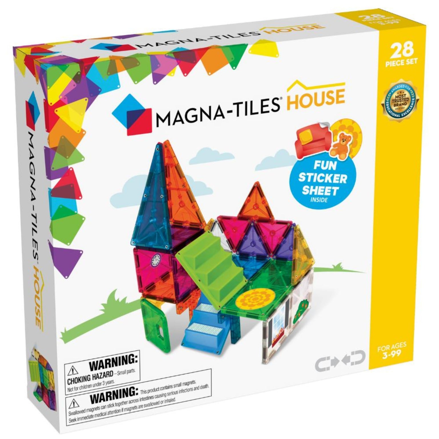 brinquedo construção Magna-Tiles A casa