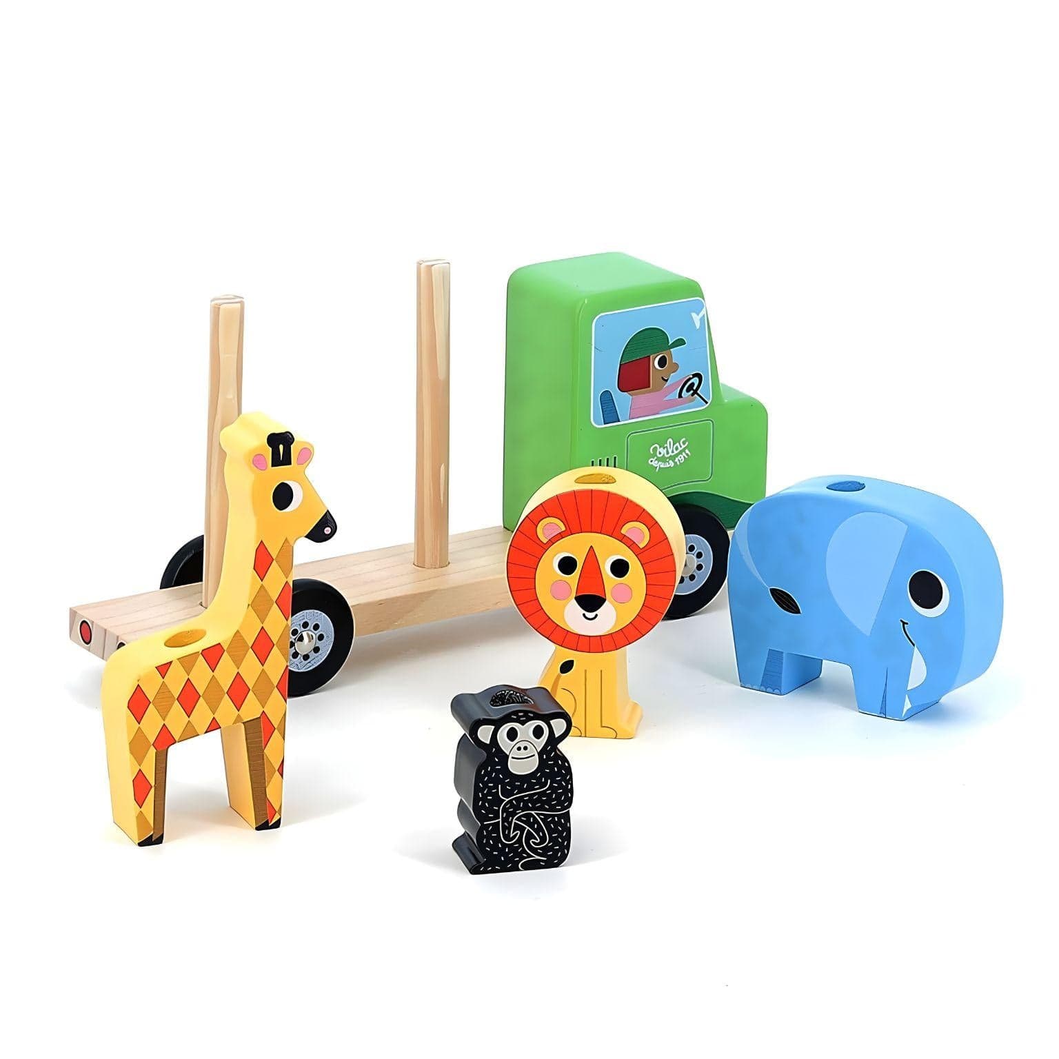 Apresentamos Camião de empilhar Animais com o SKU 26763725 recomendado para + 2 anos