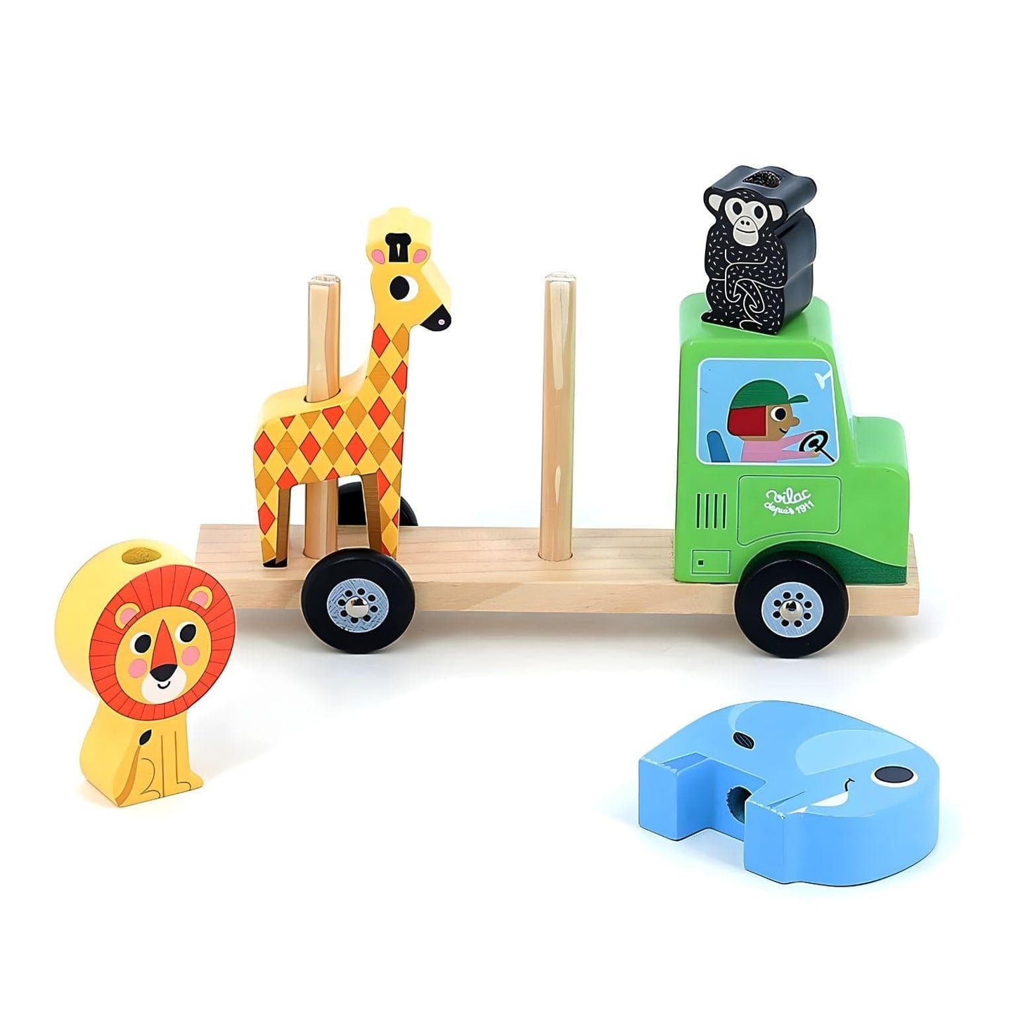 Apresentamos Camião de empilhar Animais com o SKU 26763725 recomendado para + 2 anos