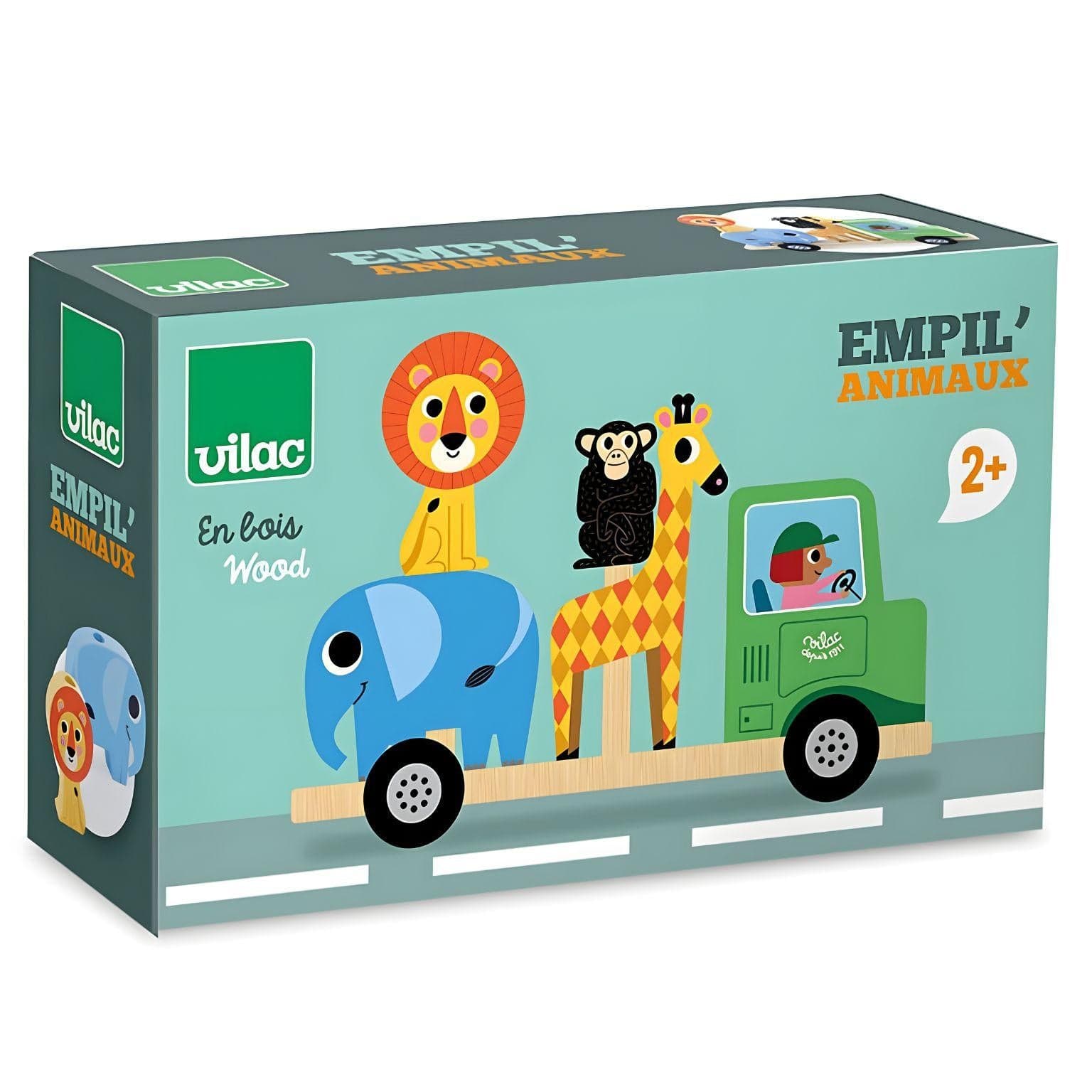 Apresentamos Camião de empilhar Animais com o SKU 26763725 recomendado para + 2 anos