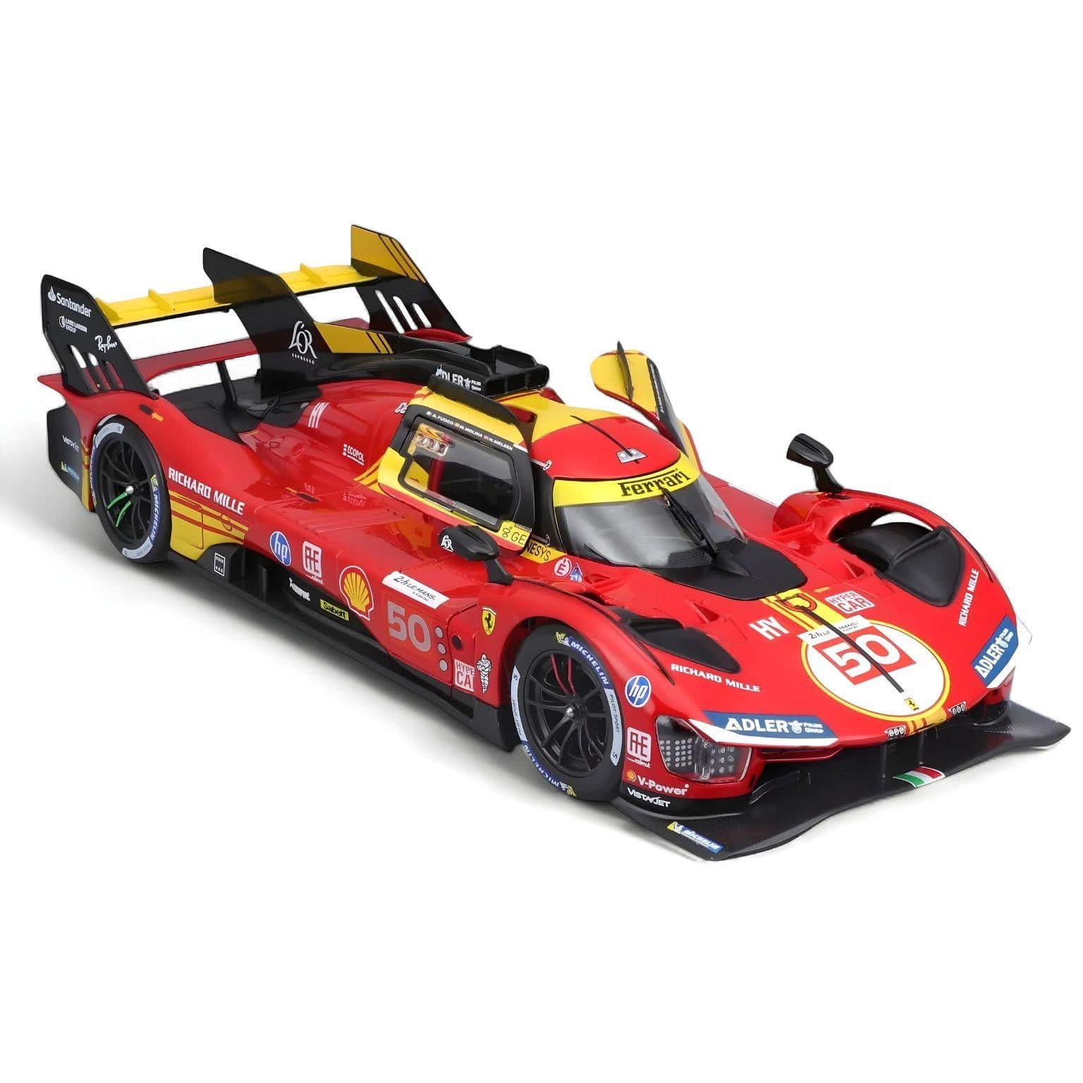 Apresentamos Ferrari 499P Winner 24H Le Mans 2024 com o SKU 132631225 recomendado para + 14 anos
