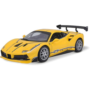 Apresentamos Ferrari Racing 488 Challenge Amarelo com o SKU 682630724 recomendado para + 3 anos