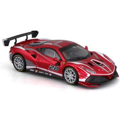 Ferrari 488 Challenge EVO 2020 visto de frente com aileron
