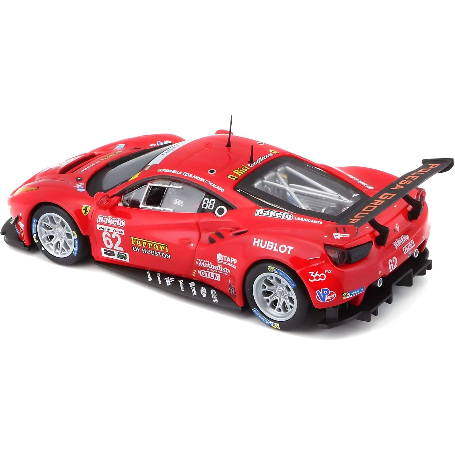 Apresentamos Ferrari Racing 488 GTE 2017 com o SKU 683630125 recomendado para + 14 anos