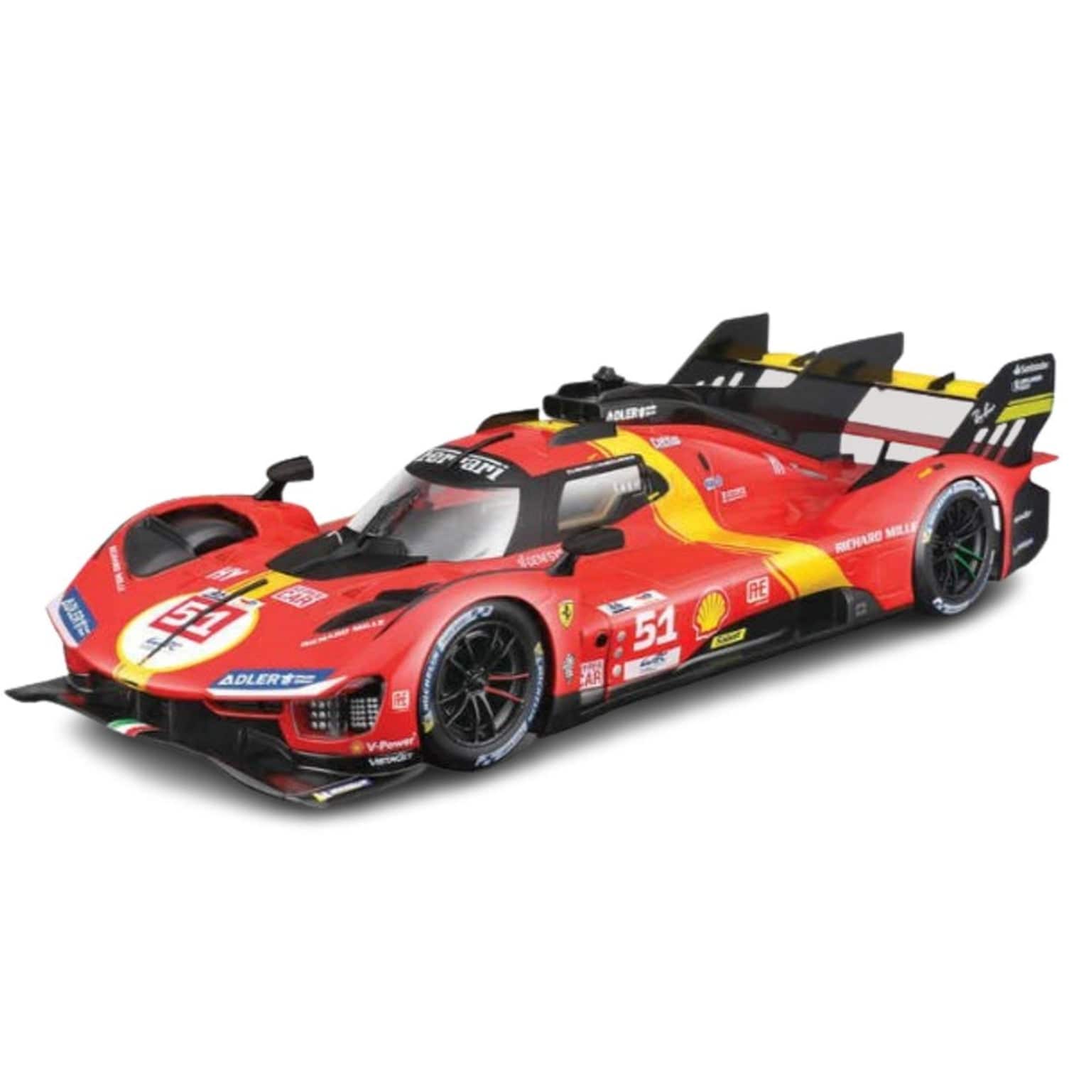 Apresentamos Ferrari Racing 499P Le Mans Hypercar 1/18 com o SKU 131630124 recomendado para + 14 anos