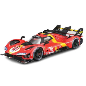 Apresentamos Ferrari Racing 499P Le Mans Hypercar 1/18 com o SKU 131630124 recomendado para + 14 anos