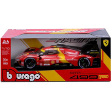 Apresentamos Ferrari Racing 499P Le Mans Hypercar 1/18 com o SKU 131630124 recomendado para + 14 anos