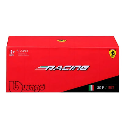 Caixa vermelha Bburago Ferrari Racing do F430 GTC 2008