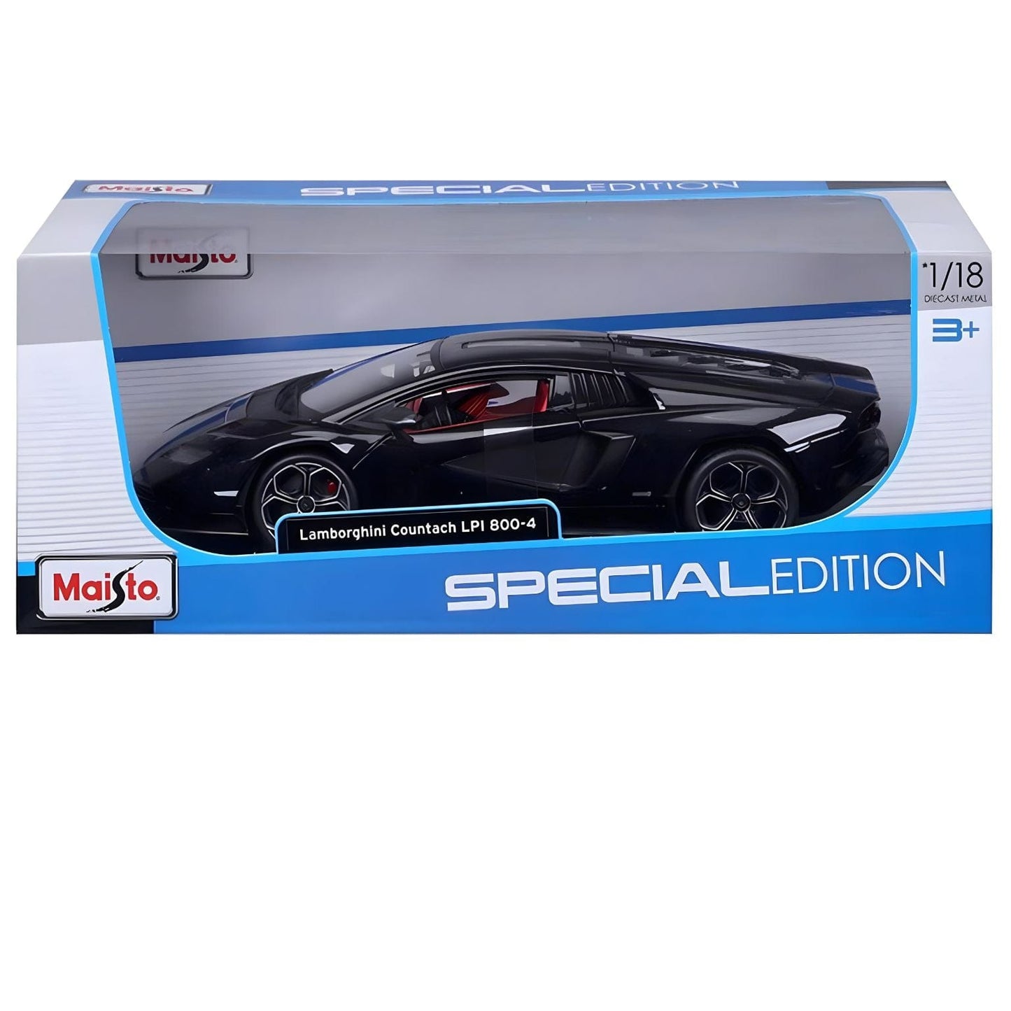 Apresentamos Lamborghini Countach LPI 800-4 preto com o SKU 133145924 recomendado para + 3 anos